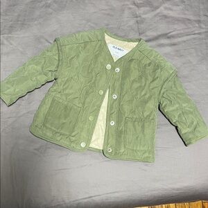 NWOT - Old Navy Kids Olive Quilted Puffer Jacket 💚